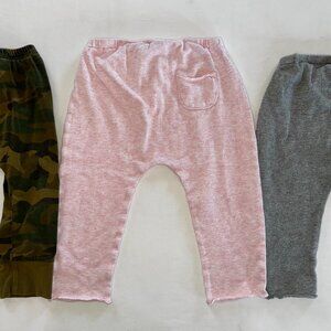 Egg New York Baby Pants Lot 12-18 Months Girls Pink Gray Camo Joggers 3pc-KC191